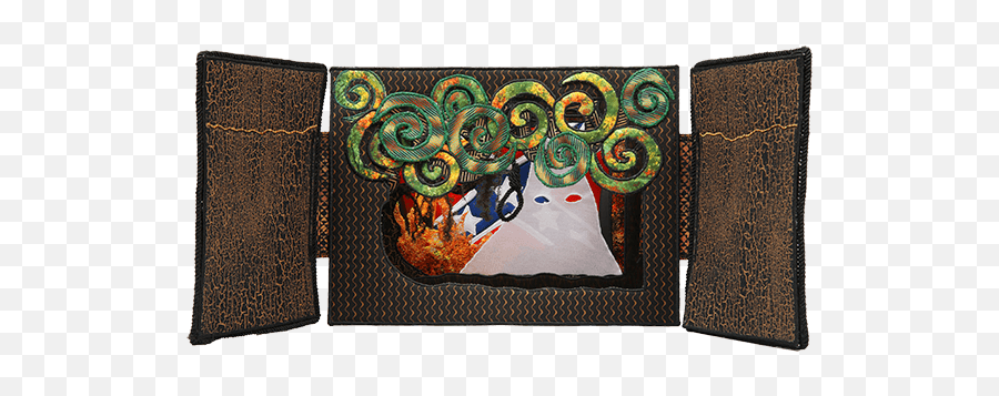 Quilts Of Gwendolyn Ann Magee - Decorative Emoji,Art Gallery Fabric Sparkling Emotions