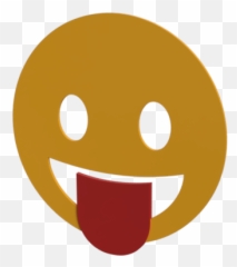Posavasos Emoji Burlón - Happy,Emoticon Lengua Afuera