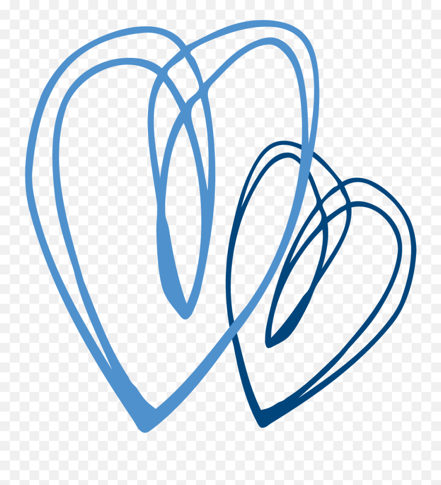 Heart Line Transparents Blue Clipart - Language Emoji,Bi Pride Heart Emojis