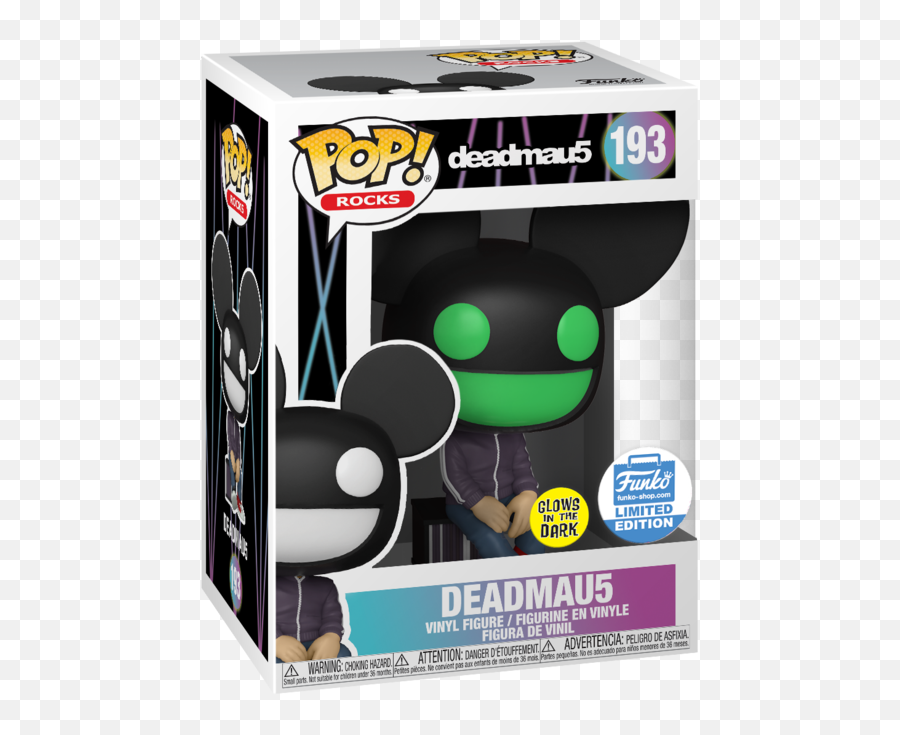 Deadmau5 Glow In The Dark - Deadmau5 Funko Pop Emoji,Funko My Emojis