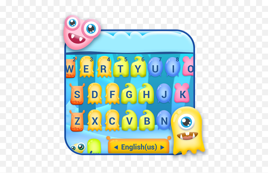 App Insights Tricky Cute Monsters Keyboard Theme Apptopia - Dot Emoji,B Emoticon