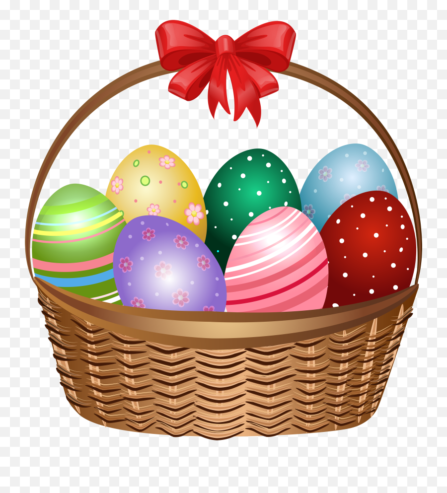 Easter Basket Clip Art Image Emoji,Easter Basket Emoji