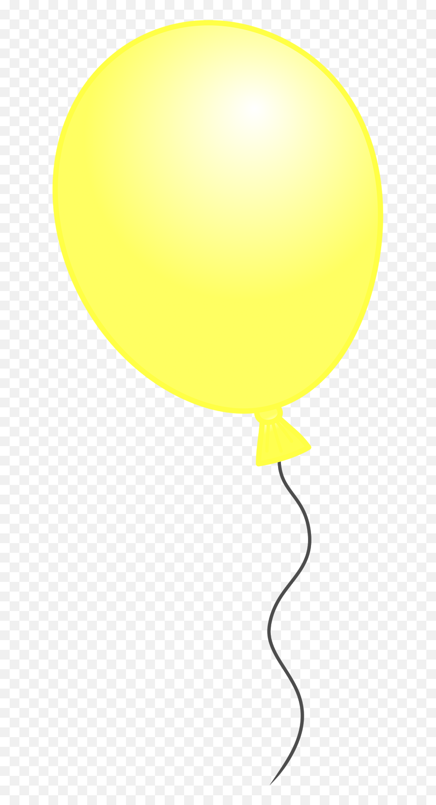 Yellow Birthday Balloon Png Png Image - Balloon Emoji,Birthday Balloon Emoji