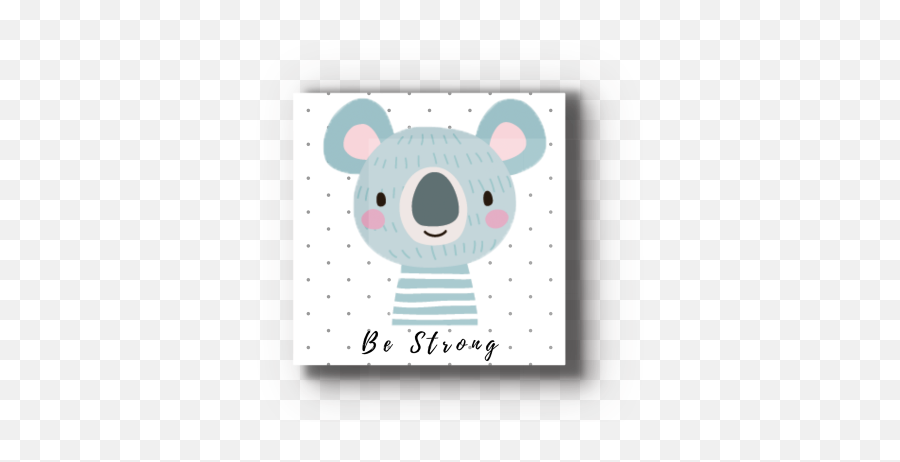 Wood Tile Cute Animals Prints Kids Room Décor Memory Block - Girly Emoji,Easy Kawaii Cute Drawings Your Emotion