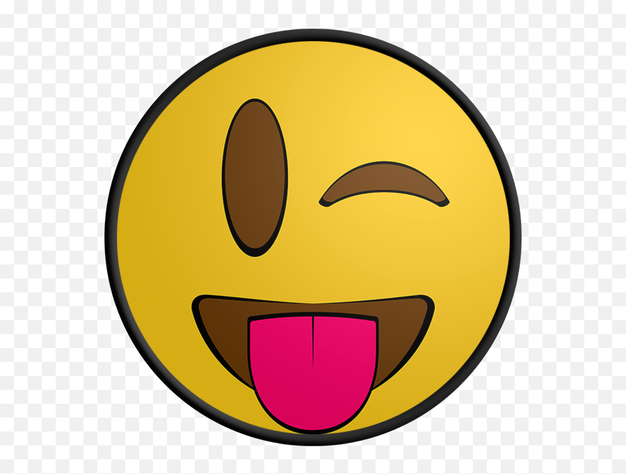 Emoji Guiño - Happy,Emojis Wp Png Lengua