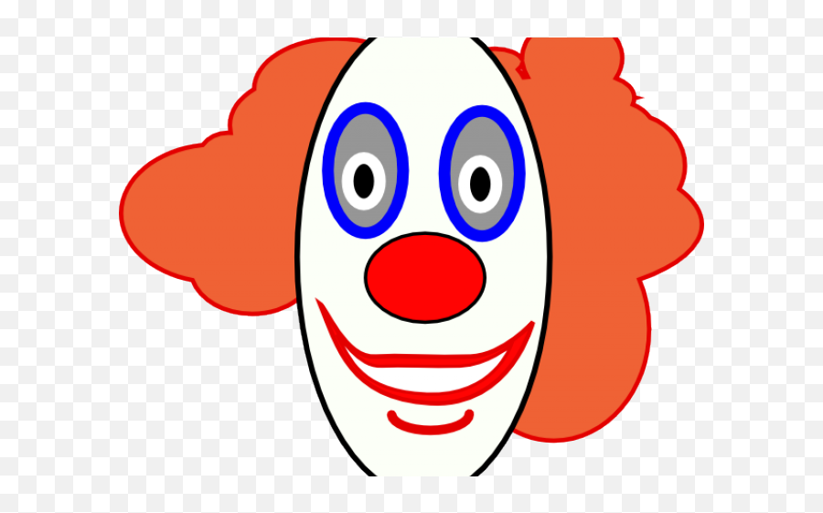 Cartoon Clown Face Png Clipart - Transparent Clown Face Png Emoji,Cartoon Clown Faces Emotions