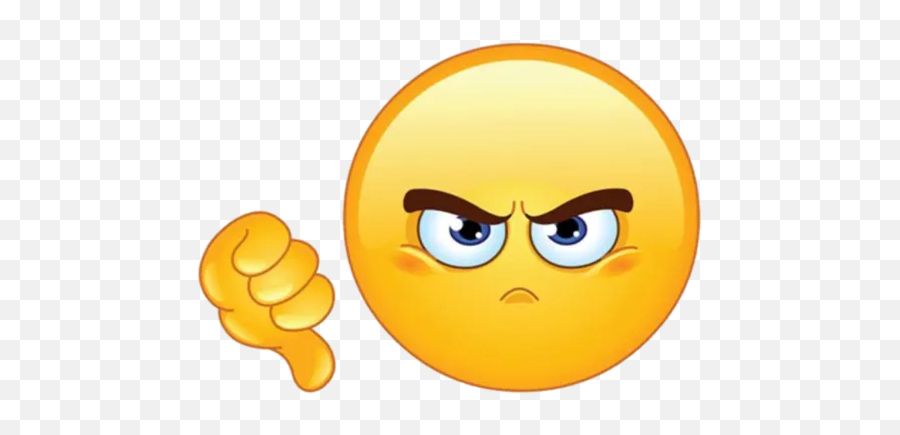 Thumb Down Smiley Copy - Bad Emoji,Upside Down Emoji