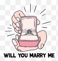 Propose Couple By Marcossoft - Sticker Maker For Whatsapp Emoji,Emojis For Will You Marry Me