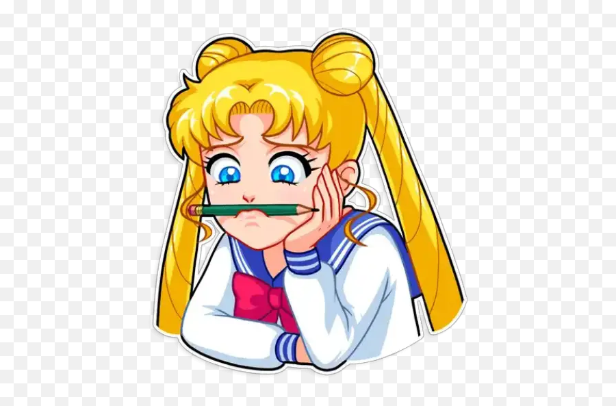 Sailor Moon - Stickers De Sailor Moon Para Whatsapp Emoji,Sailor Moon Emojis