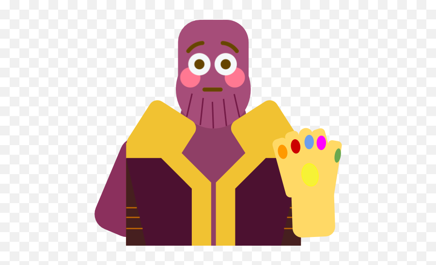 A Perfectly Balanced Emoji I Made - Fictional Character,Thanos Emoji