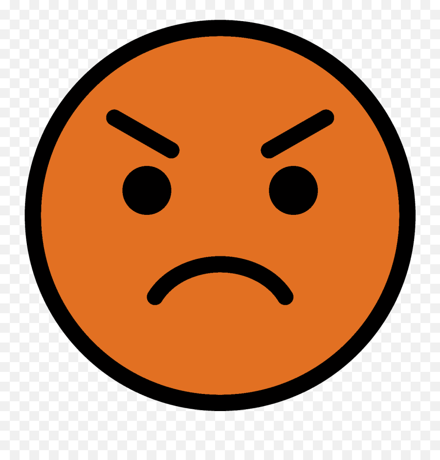 Pouting Face Emoji,Angry Face Emoji