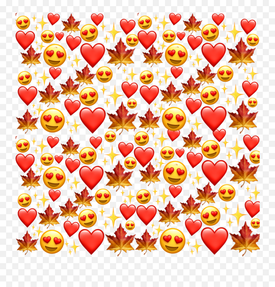 Aesthetic Yellow Hearts Tumblr - Largest Wallpaper Portal Aesthetic Red Emoji,Loser Emoji