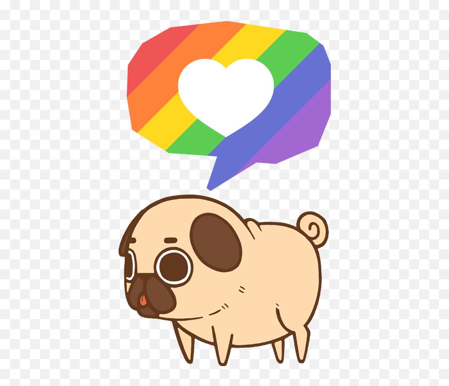 Cute Pugs Cute Animal Drawings Kawaii - Puglie Dog Emoji,Takoyaki Emoji