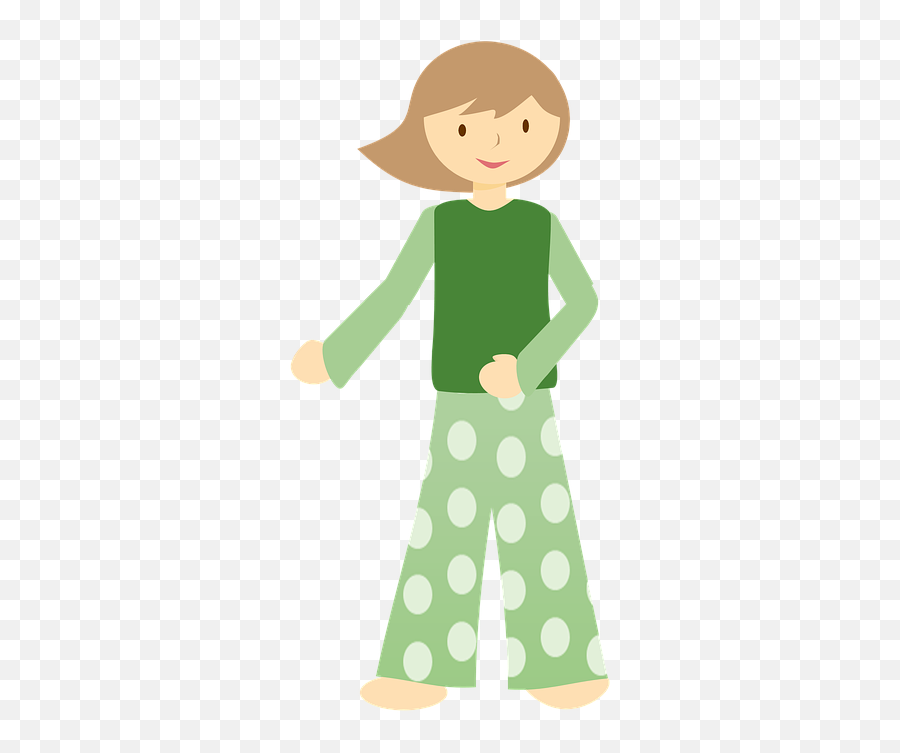 Girl In Pajamas - Niño En Pijama Png Emoji,Kids Emoji Pajamas