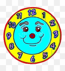 Clock Face - Happy Clock Face Clipart Emoji,Clock Emojis
