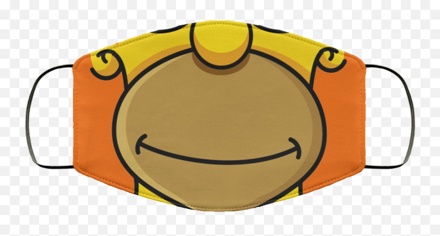 Homer Simpson Mouth Cloth Face Mask - Face Mask Homer Simpson Emoji,Emoticon Fighting Face