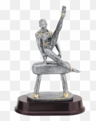 Male Gymnastics Trophy Award Oval - For Golf Emoji,Man Football Trophy Emoji