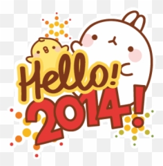 Top Cute Molang Stickers For Android - Imagenes De Molang Para Año Nuevo Emoji,Molang Emoji