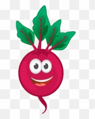 Cartoon Beetroot Clipart - Beetroot Clipart Emoji,Beet Emoji