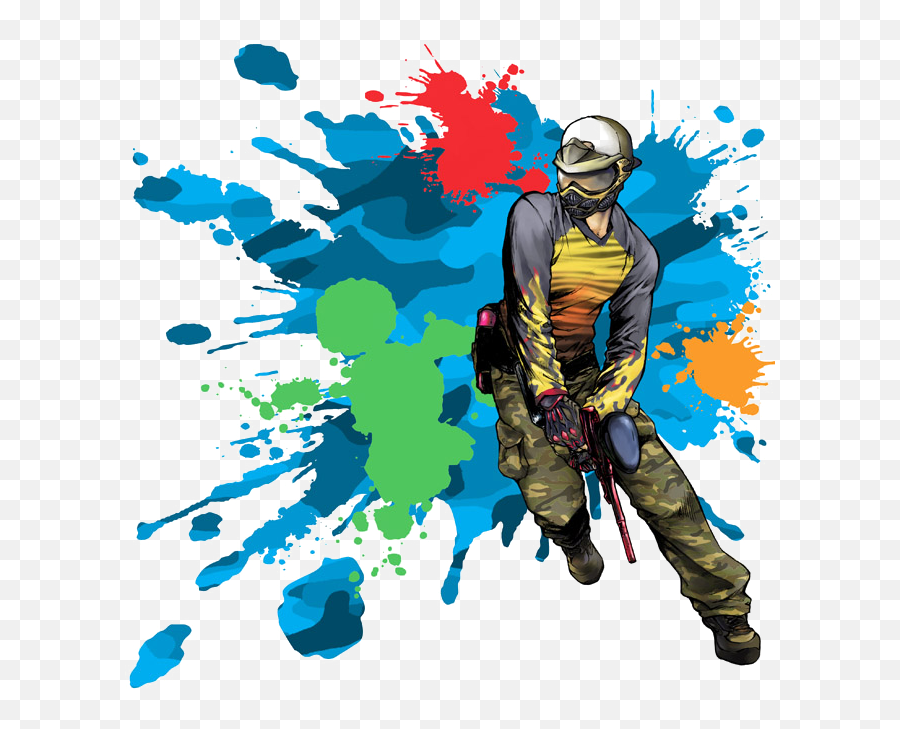 Free Paintball Cliparts Singing - Paintball Party Emoji,Paintball Emoticon