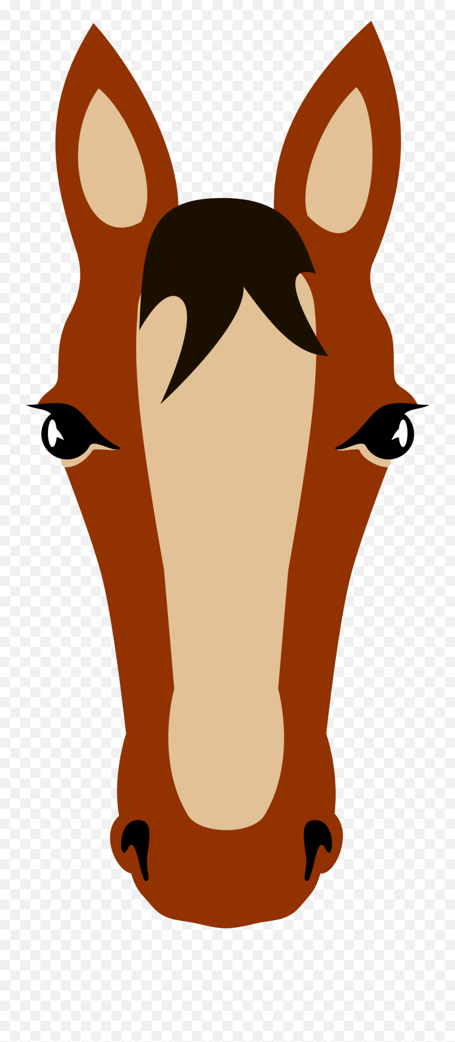 Face Clipart Horse Face Horse - Horse Face Clipart Png Emoji,Cartoon Horse Faces Emotion