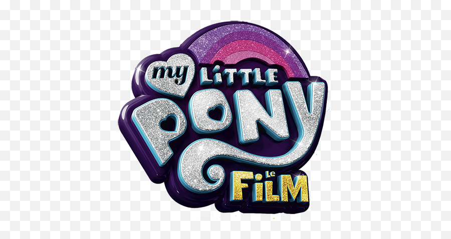 Bandes Annonces 2017 - A La Poursuite Du 7eme Art My Little Pony Der Film Logo Emoji,