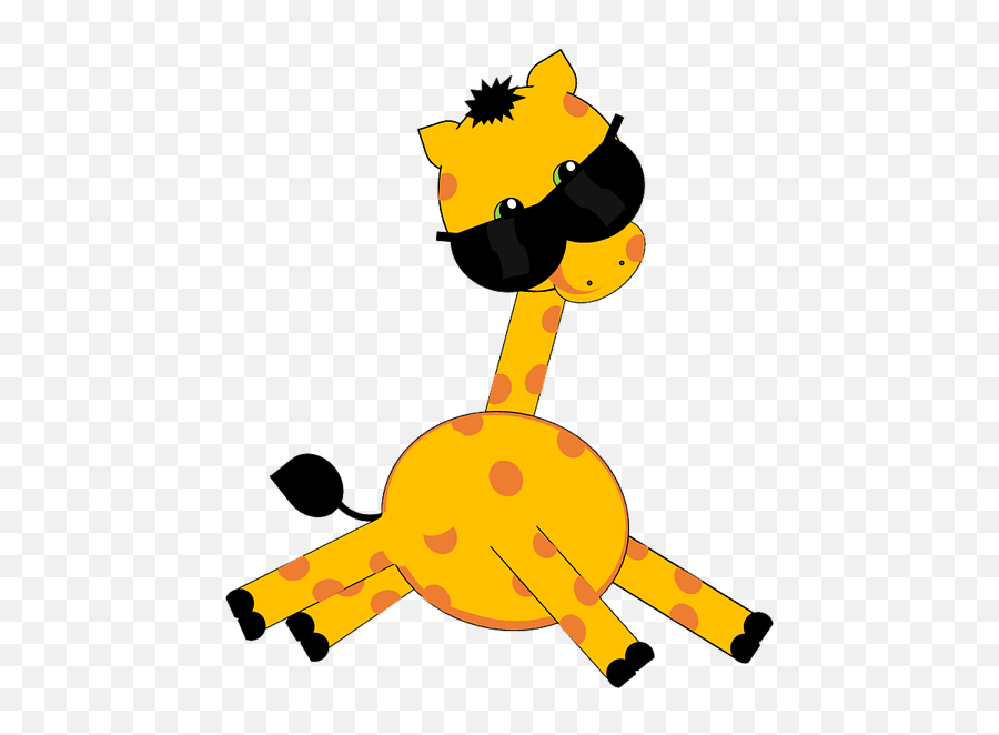 Free Photo Baby Kids Animal Cute Cartoon Giraffe Sunglasses - Dot Emoji,Cartoon Of Emotions For Kids