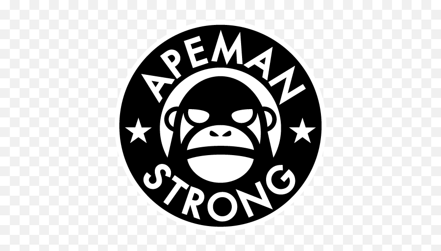 Apeman Strong Strong Love Tee - Apeman Strong Emoji,Raw Emotion Tees