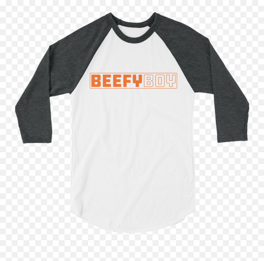 Beefyboy Logo Raglan Tee - Funny T Shirts Dogs Emoji,Biys Graphic Emoji Long Sleeves