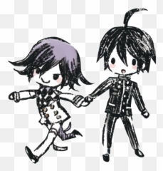 The Most Edited - Kokichi And Shuichi Graff Art Emoji,Gaycat Lady Gaga Emoticon