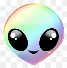 Alien Emoji - Imagenes De Emojis Extraterrestres,Rainbow Emoji