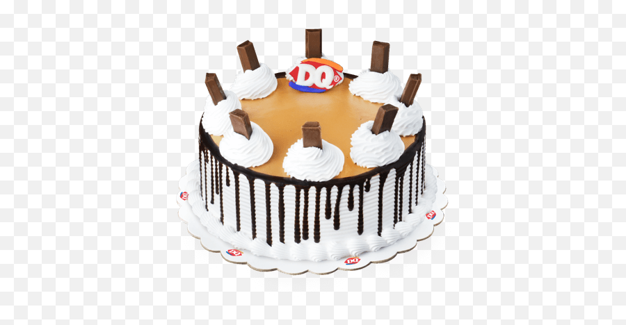 Dairy Queen Happy Taste Good Cakes - Chocolate Kit Kat Blizzard Cake Dairy Queen Emoji,Holding Cake Emoticon