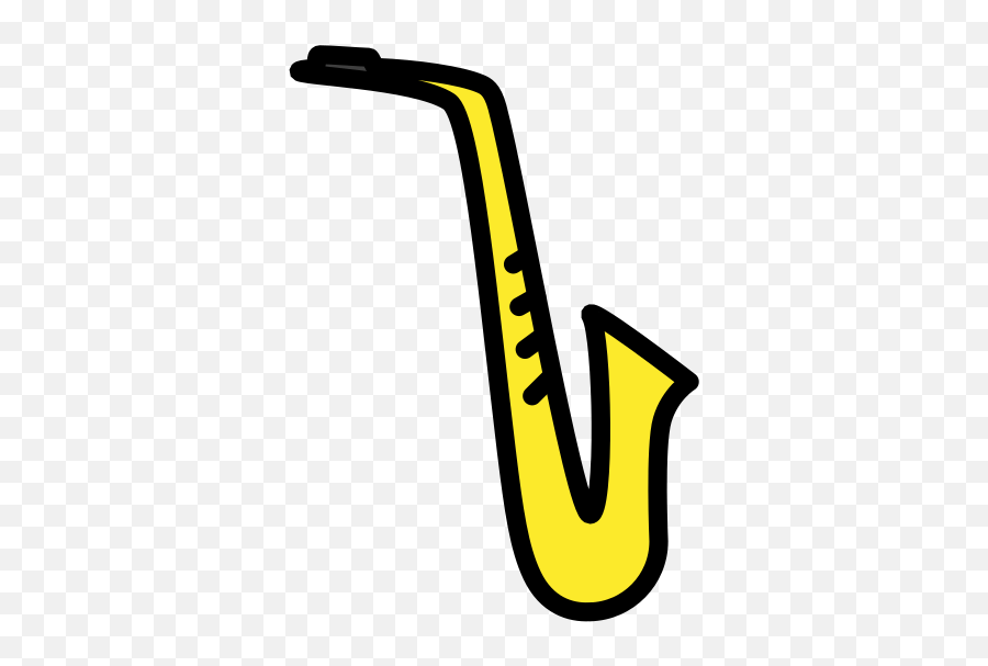 Saxophone Emoji - Emoji Saxophone,Saxaphone Emoji