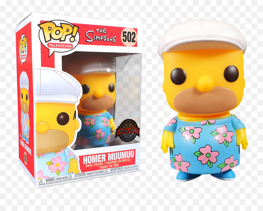 Funko Pop The Simpsons - Homer In Muumuu 502 The Amazing Homer Muumuu Funko Emoji,Funko My Emojis