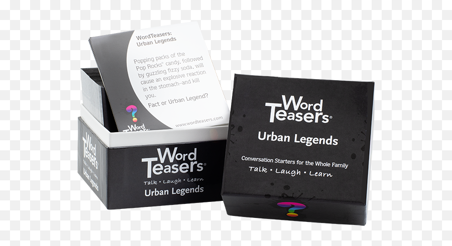 Word Teasers Urban Legends Conversation Starter Card Game Is Emoji,Emoticon Bendables