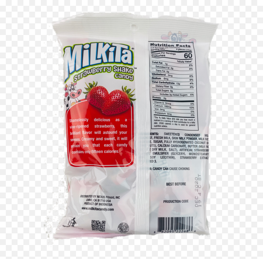 Milkita Strawberry Shake Candy 120g Beiod Emoji,Strawberry Emotion Extract