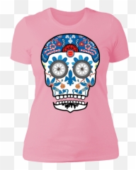 Day Of Detroit Dead Next Level Ladiesu0027 Boyfriend T - Shirt Emoji,Dead Ghost Emojis Apple
