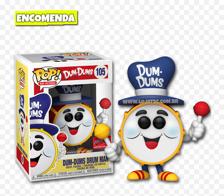 Funko Pop Ad Icons - Dumdums Drum Man 105 Nycc 2020 Funko Pop Emoji,Baymax Emoticon