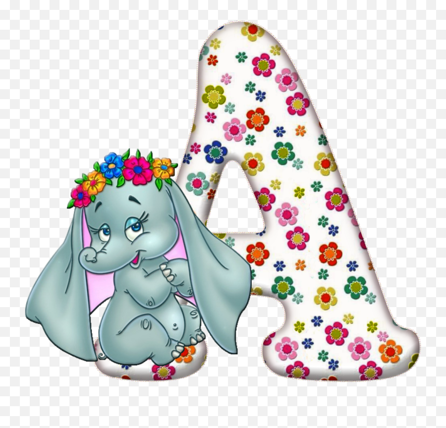 Pin - Letra N Con Diseño De Elefante Emoji,Elephant Emoticon