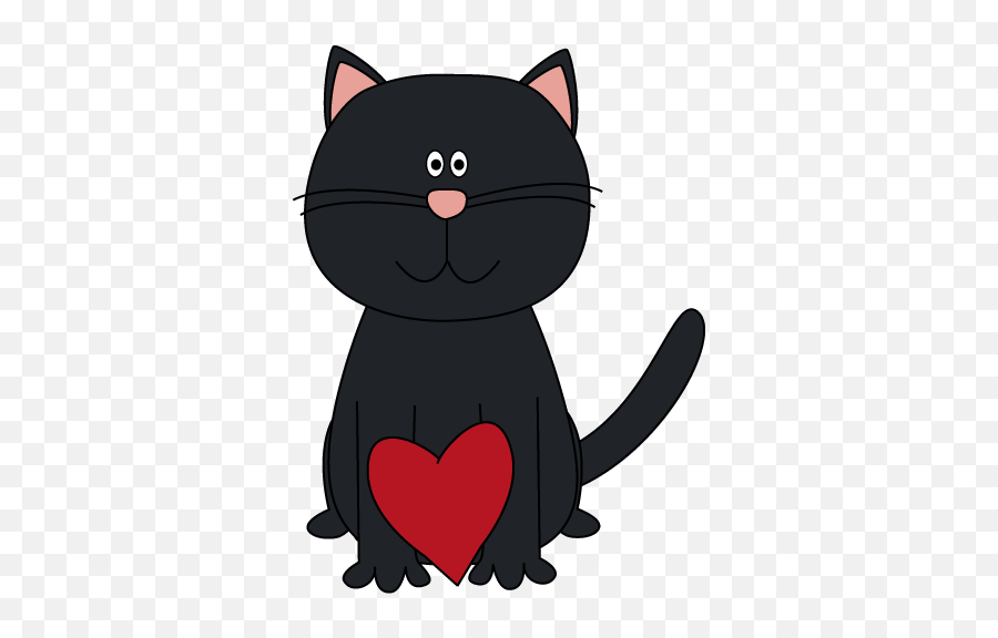 Cat Heart Clipart - Clip Art Library Emoji,Cat Emotions Clip Art