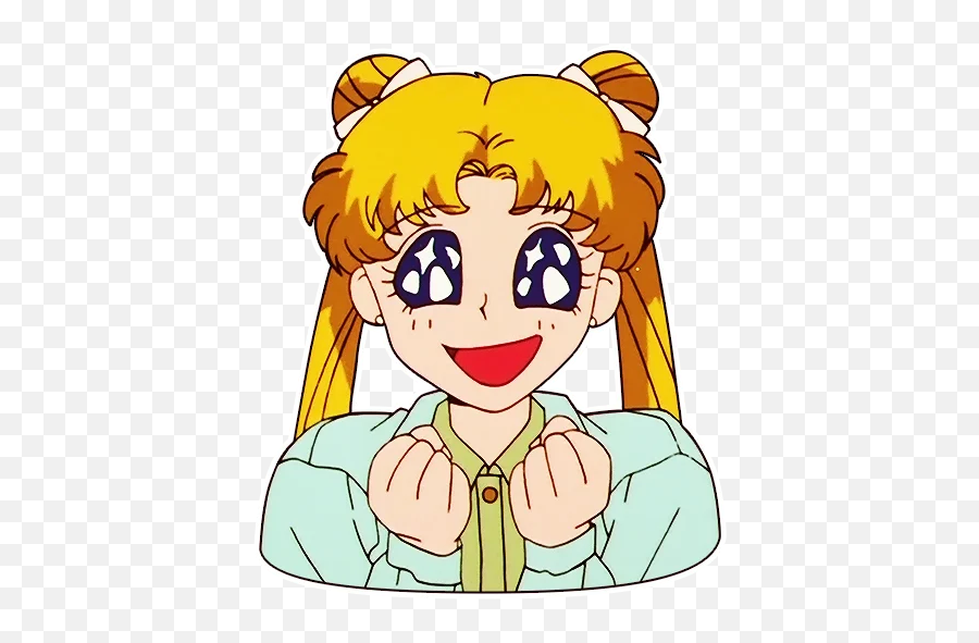 Telegram Sticker From Original Sailor Moon Pack Emoji,Moonface Emoji