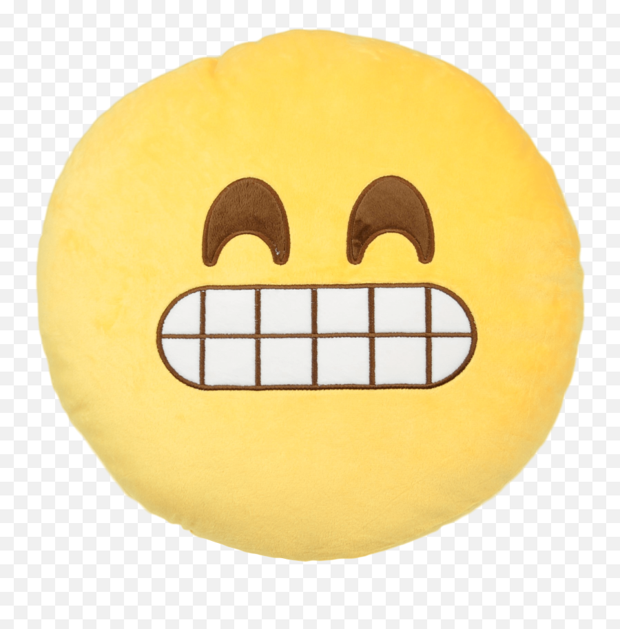 Emojikudde Som Är Grimaserande Emoji,Cringe Smile Emoji