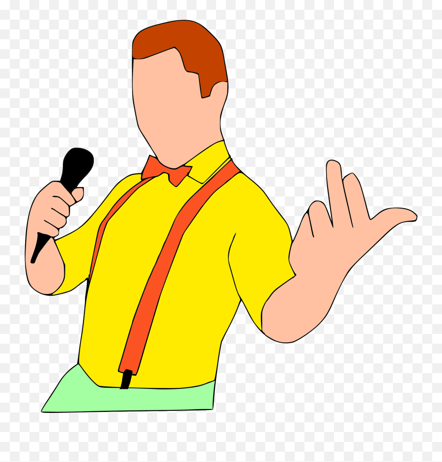 Singer Clipart - Menyanyi Png Emoji,Microphone Girl Hand Notes Emoji