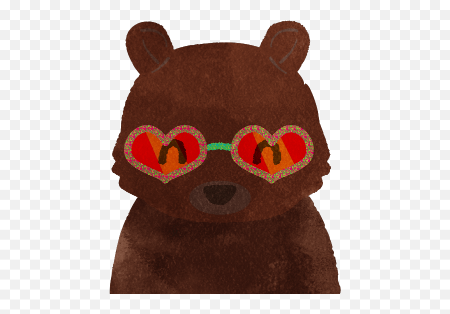 Animals With Heart Shaped Sunglass - Cute2u A Free Cute Emoji,Heart Innocent Emoji
