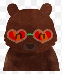Animals With Heart Shaped Sunglass - Cute2u A Free Cute Emoji,Heart Innocent Emoji