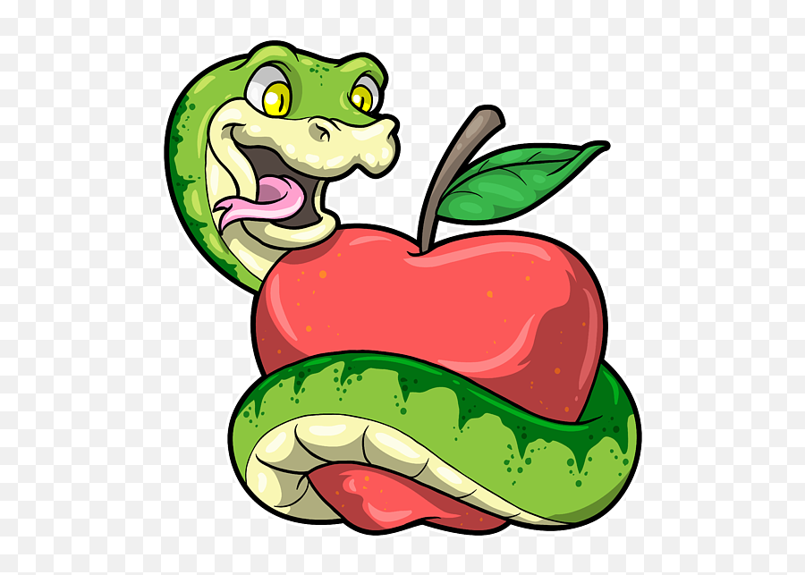 Snake With Apple Coffee Mug Emoji,Apple Cowboy Emoji