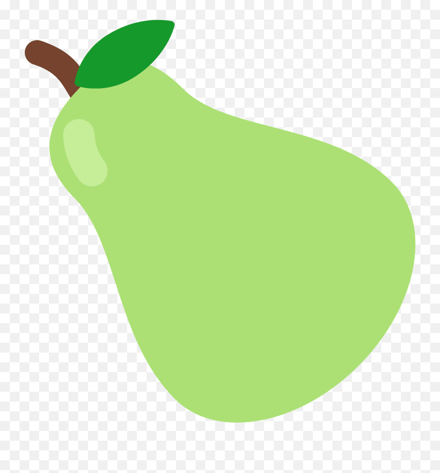 Pear Emoji - Transparent Background Pear Emoji Png,Pear Emoji