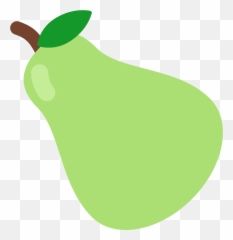 Pear Emoji - Transparent Background Pear Emoji Png,Pear Emoji