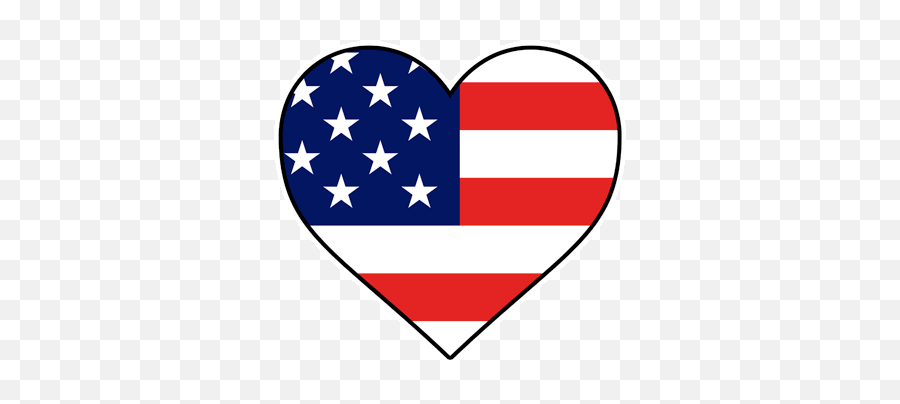 American Flag Heart Png Picture - American Flag Heart Png Emoji,America Flag Emoji