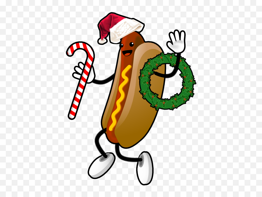 Dancing Hot Dog Png Gif - Christmas Hot Dog Emoji,Dancing Hot Dog Emoji